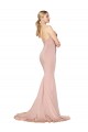 Affordable Stretch Crepe Mauve Mermaid Sweetheart Long Sexy Evening Dress UK