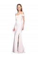 Affordable Stretch Crepe White Mermaid Off the Shoulder Long Evening Dress UK