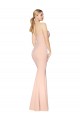 Affordable Stretch Crepe Nude Mermaid Sweetheart Long Evening Dress UK