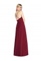 Affordable Soft Chiffon Royal Blue A-Line Spaghetti Straps Long Maxi Evening Dress UK