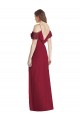 Affordable Soft Chiffon Royal Blue Trumpet Spaghetti Straps Long Maxi Evening Dress UK