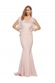 Affordable Stretch Crepe & Tulle Mauve Sheath Sweetheart Long Evening Dress UK